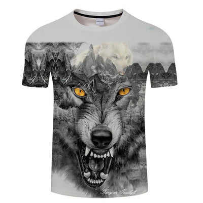 Playera de Cuello Redondo con Estampado Digital 3D - Image 6