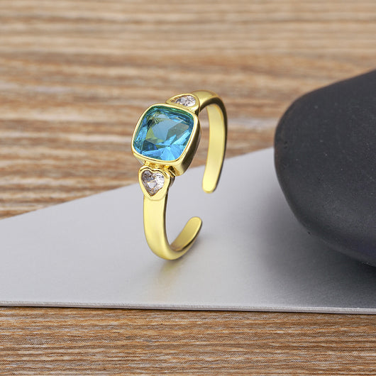 Anillo de Corazón con Diamantes Micro Pavé para Mujer - Image 7