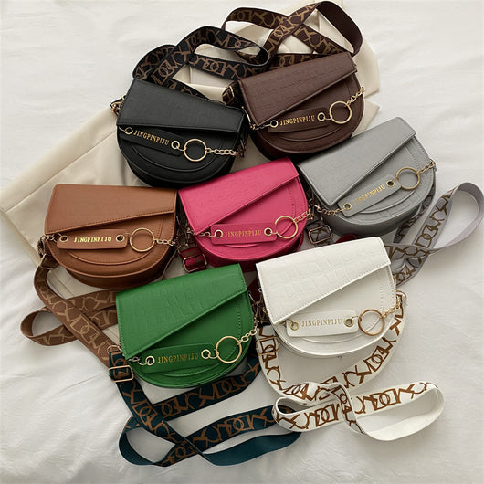 Bolso Bandolera Retro con Patrón de Piedra - Image 14