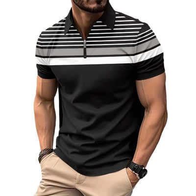 Camiseta Profesional a Rayas para Hombre - Versátil y Moderna - Image 5