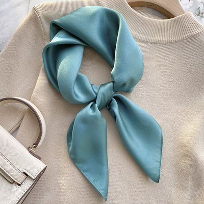 Pañuelo de Seda Elegante Retro para Primavera y Otoño - Image 9