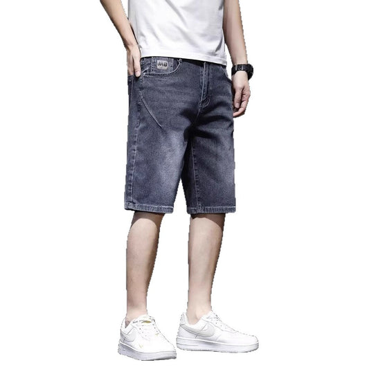 Shorts de Mezclilla Rectos Ligeros para Hombre - Perfecto para Verano - Image 4