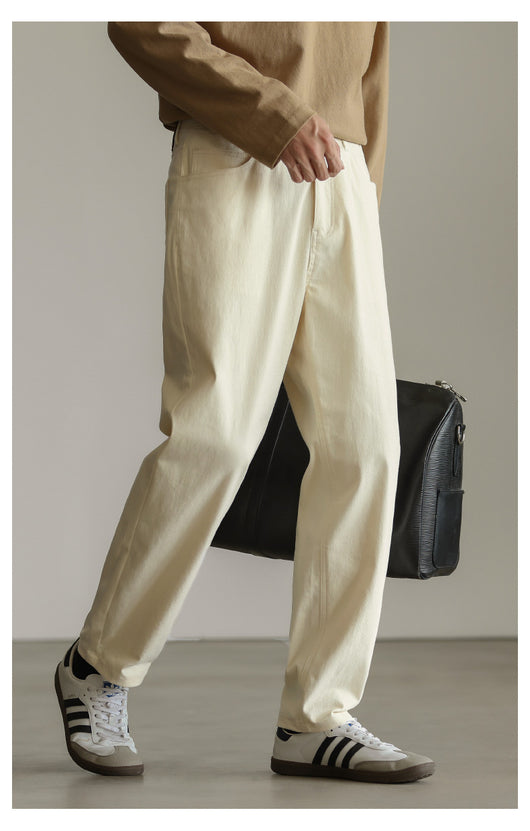 Pantalón Cropped Recto de Mezclilla Elástica - Image 16