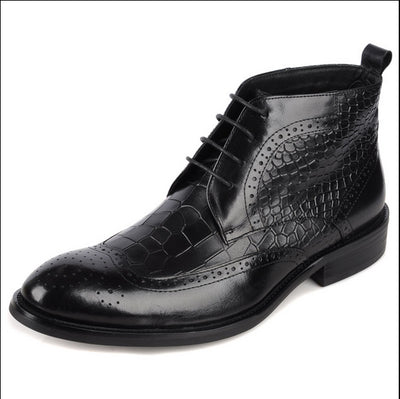 Botas de Cuero Genuino para Hombre - Calidez y Comodidad en Cada Paso - Image 10