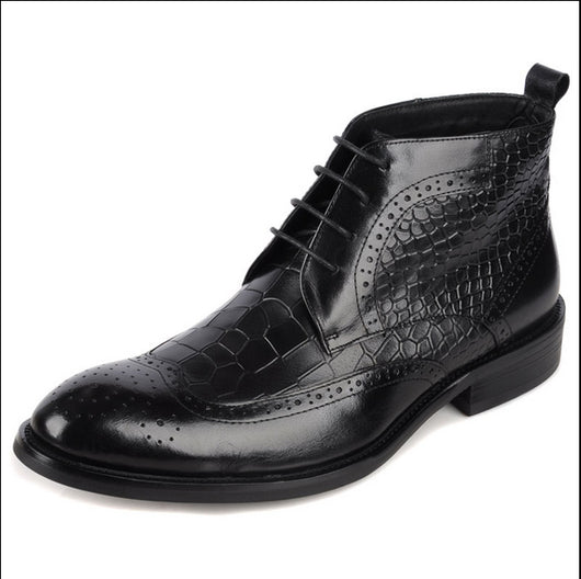 Botas de Cuero Genuino para Hombre - Calidez y Comodidad en Cada Paso - Image 10