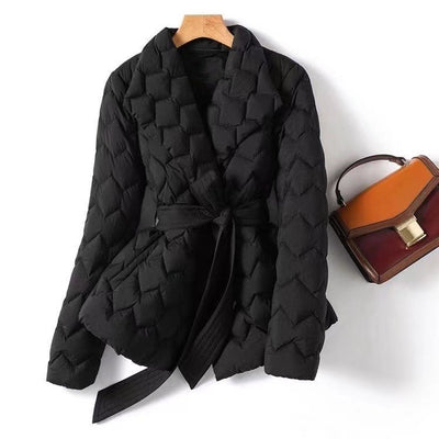 Chaqueta Acolchada Ligera con Plumón - Diseño Ondulado Invierno - Image 2