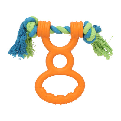 Juguete de Cuerda y Anillo de Goma para Perros - Limpieza Dental y Entrenamiento - Image 2