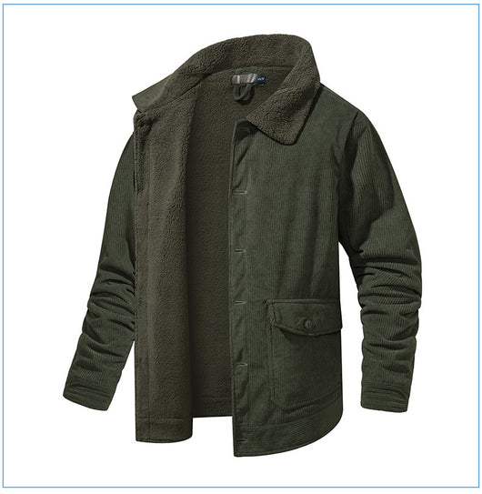 Chaqueta de Cachemira Gruesa para Hombre - Corte Holgado y Casual - Image 26