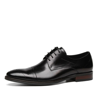Zapatos de Novio Elegantes con Detalles Tallados en Cuero - Image 5