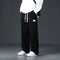 Pantalones Casuales Hombre Corte Amplio y Drapeado