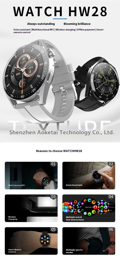 Reloj Inteligente con Carga Inalámbrica, Pagos Offline y Asistente de Voz - Image 20
