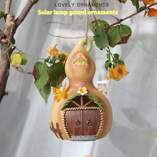 Lámpara Solar Colgante Decorativa para Árbol - Diseño Calabaza Exterior - Image 8