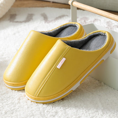 Pantuflas de Cuero PU para Pareja - Cómodas y Elegantes para Casa - Image 24