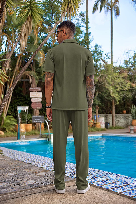 Pantalón Corto Suelto de Ocio - Traje Deportivo Casual - Image 27