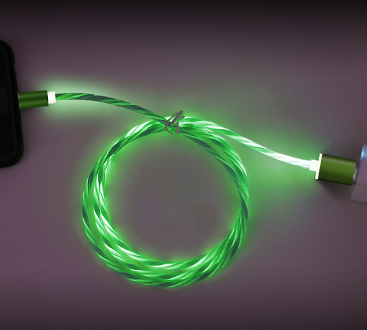 Cable de Carga Magnético USB Type-C 1m con Luz LED - Compatible iPhone, Samsung y Huawei - Image 7
