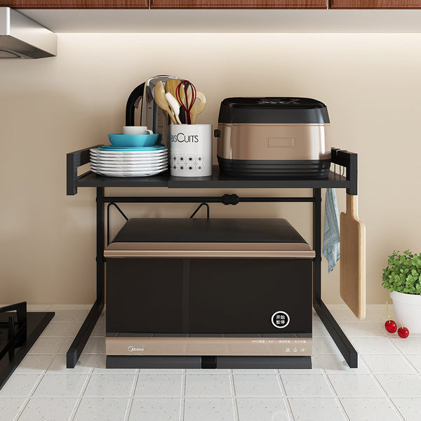 Estante Retráctil para Microondas de Cocina