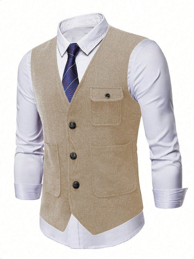 Chaleco Ejecutivo de Corte Clásico para Hombre - Image 13