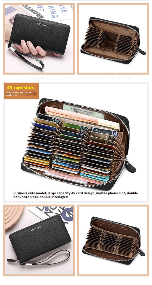 Cartera Minimalista de Cuero para Mujer - Organizador Compacto - Image 34