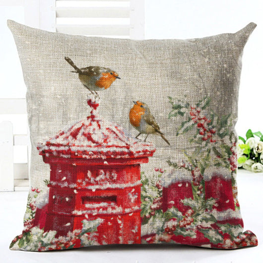 Funda de Almohada Navideña con Diseño de Papá Noel - Image 8
