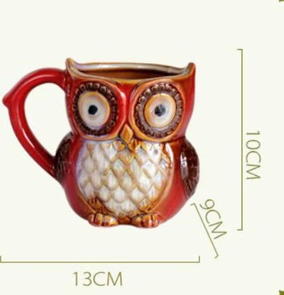 Taza de Cerámica con Diseño de Búho - Image 4