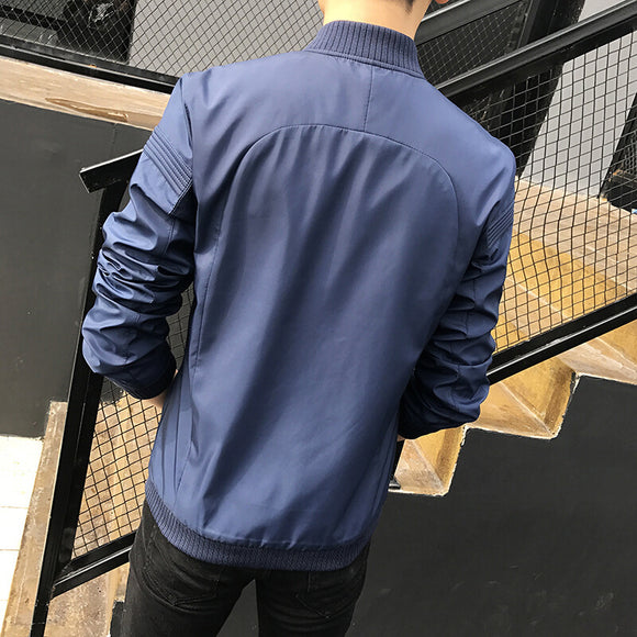 Chaqueta Casual de Punto Acanalado para Hombre