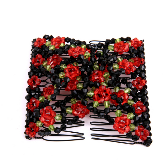 Peinetas Mágicas Coreanas con Perlas Brillantes - Set de Accesorios para el Cabello
