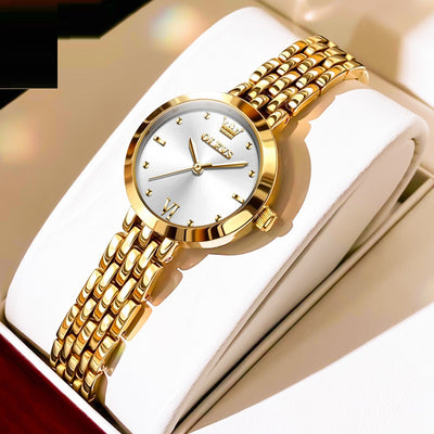 Reloj de Cuarzo Resistente al Agua para Mujer - Diseño Elegante y Simple - Image 4