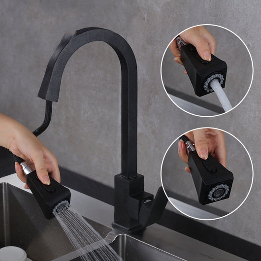 Grifo de Cocina Extensible con Doble Modo de Salida