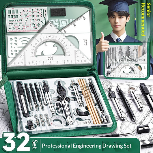 Kit Completo de Herramientas de Dibujo Técnico para Arquitectura e Ingeniería