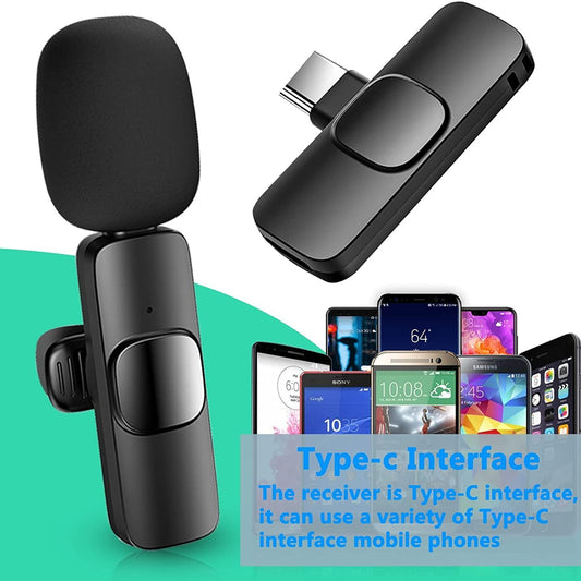 Micrófono Inalámbrico Profesional de Solapa para iPhone e iPad