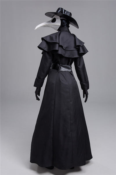 Disfraz de Doctor de la Peste Medieval - Traje Oscuro Cuervo para Halloween - Image 3