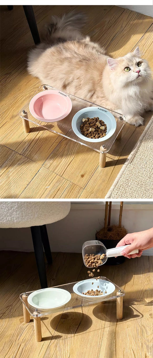 Comedero Doble Elevado para Gatos y Perros - Tazón Cerámico Antivuelco - Image 23