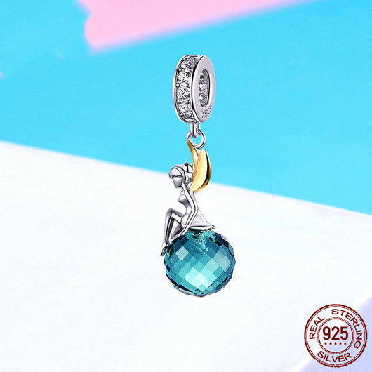 Pulsera de Plata S925 Planeta Hada con Cuentas - Image 2