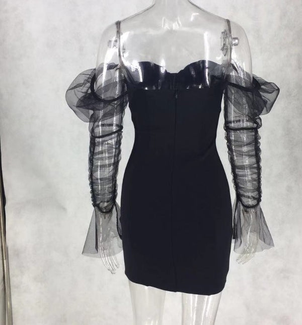 Vestido Falda Roja Verde con Malla en Mangas y Bolsa Cadera - Image 22