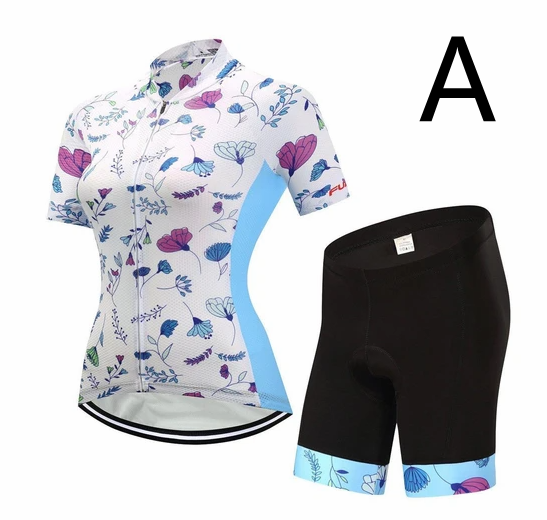 Conjunto de Ciclismo Profesional con Mangas Cortas y Babero - Image 4