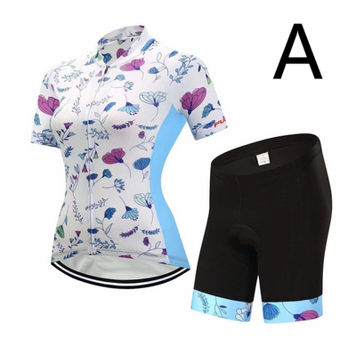 Conjunto de Ciclismo Profesional con Mangas Cortas y Babero - Image 4