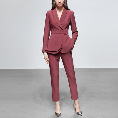 Conjunto de Blazer y Pantalón Casual para Mujer - Image 2