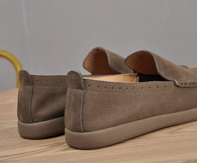 Zapatos Casuales de Cuero Suave Transpirables para Hombre - Image 13