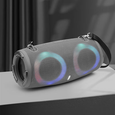 Parlante Portátil War Drum Bluetooth con Luces RGB - Resistente al Agua - Image 4