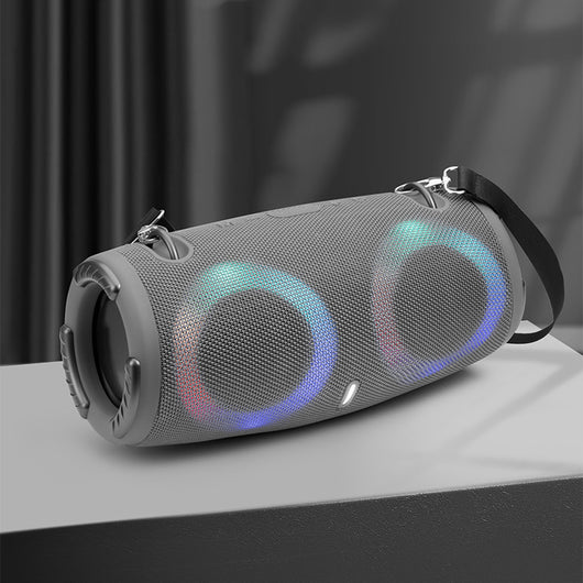 Parlante Portátil War Drum Bluetooth con Luces RGB - Resistente al Agua - Image 4