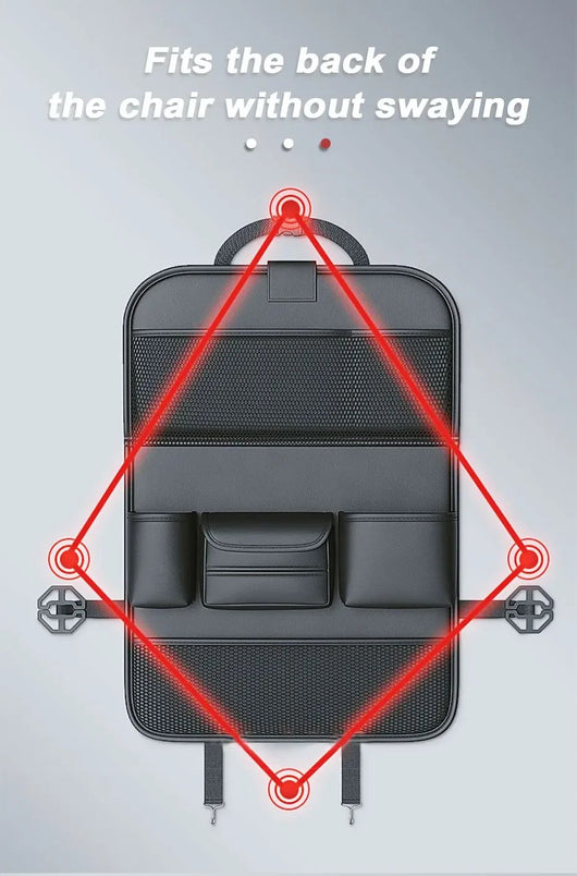 Organizador de Asiento Trasero Auto con Bandeja Plegable y Soporte para Tablet - Image 14