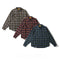Camisa Cuadriculada Retro para Hombre con Manga Larga y Corte Holgado