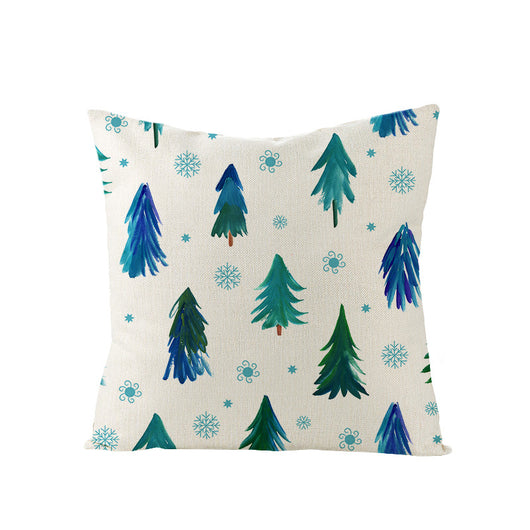 Funda de Almohada Navideña con Estampado Digital de Dibujos - Image 12
