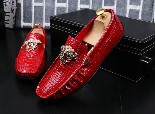 Zapatos de Cuero para Hombre con Estilo Personalizado - Image 16