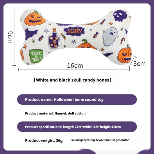 Juguete Interactivo Halloween Hueso con Sonido para Mascotas - Image 5