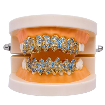 Colmillos de Circonia Cúbica para Hip Hop - Grillz Vampiro de 8 Dientes - Image 6