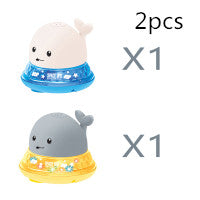 Juguete de Baño Ballena con Rociador Eléctrico por Inducción - Image 12