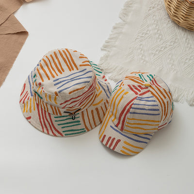 Gorra de Cubo Infantil Arcoíris con Diseño de Queso - Image 2