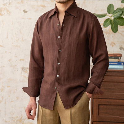 Camisa Casual Transpirable de Cuello Clásico - Tela Ligera - Image 7