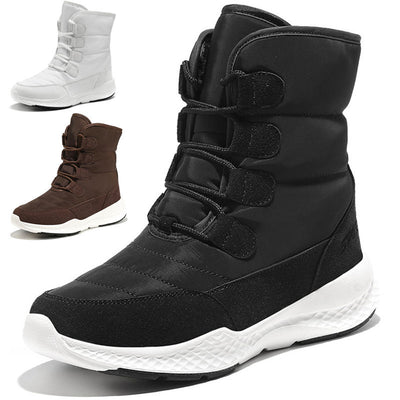Botas de Nieve Largas en Terciopelo para Mujer Talla Grande - Image 4